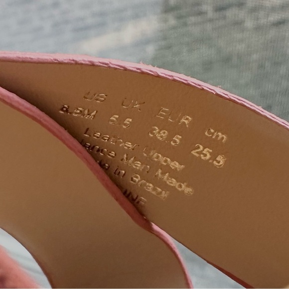 🌸SAM EDELMAN 🌸 Josefina Orange Suede Platform Wooden Sandals Size: 8.5 - Picture 10 of 12